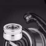 D109/D1091　ラインローラー　本体チタン製　シマノ1000-4000型番リールに対応 - 画像 (2)