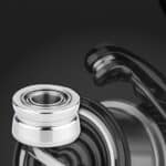 D109/D1091　ラインローラー　本体チタン製　シマノ1000-4000型番リールに対応 - 画像 (2)