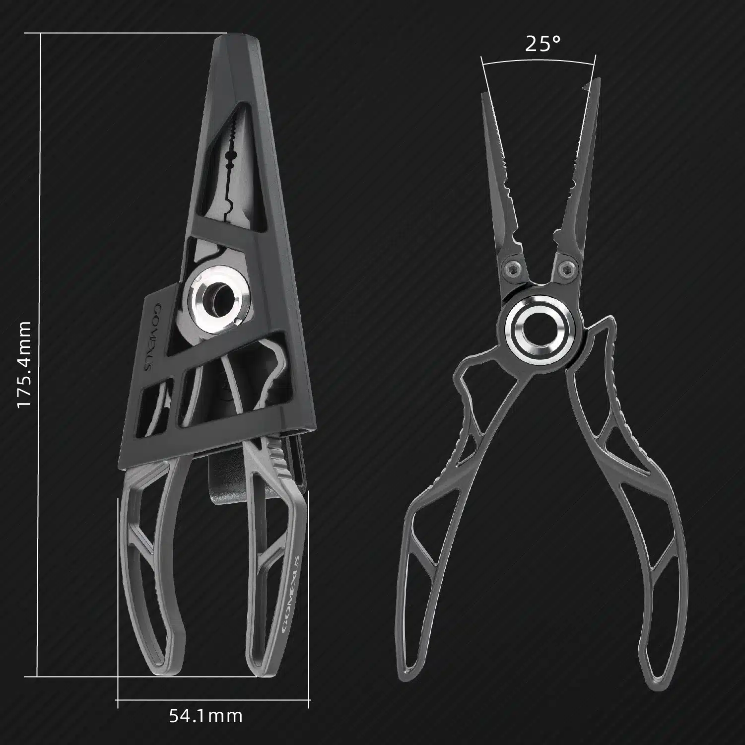 EXOSKELETON7 SUSステンレス製プライヤー ラインカッター リングオープナー搭載 1 04 88eb55f8 98d6 41c9 8706 43967c86498d