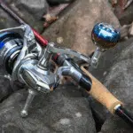 CJ-TA38S　超々ジュラルミン製ハンドル　チタン製ノブ付き　70mm - 画像 (4)