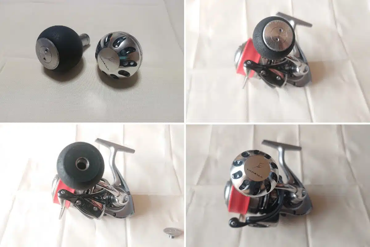 14カルディアをゴメクサスのアルミハンドルノブでカスタム 2 ゴメクサスのハンドルノブの取り付け方法