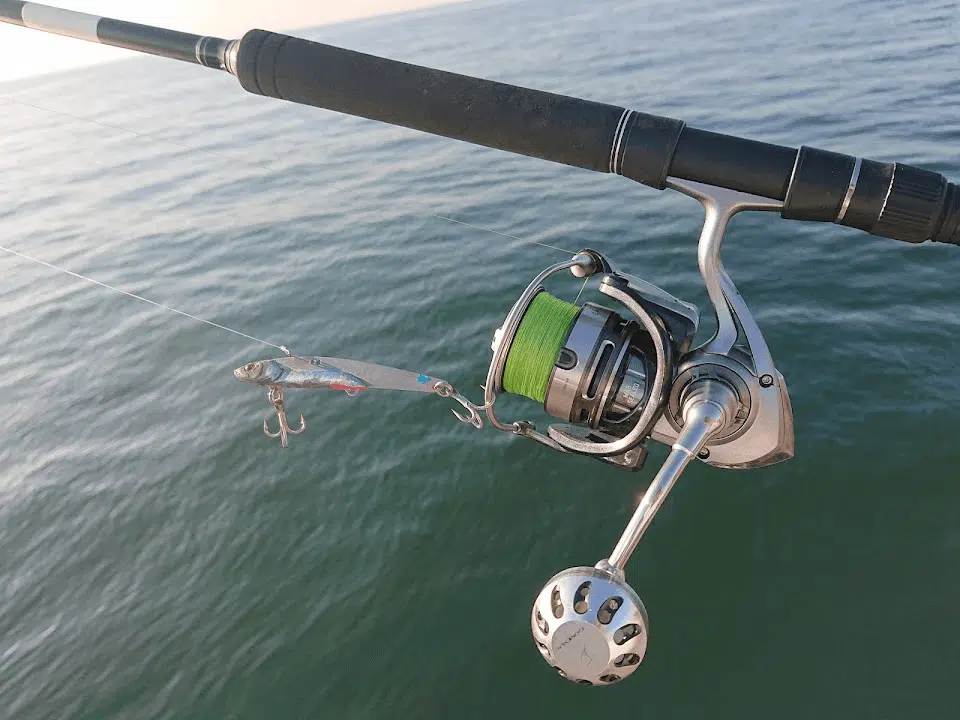 14カルディアをゴメクサスのアルミハンドルノブでカスタム 3 ゴメクサスカスタムハンドル実釣図
