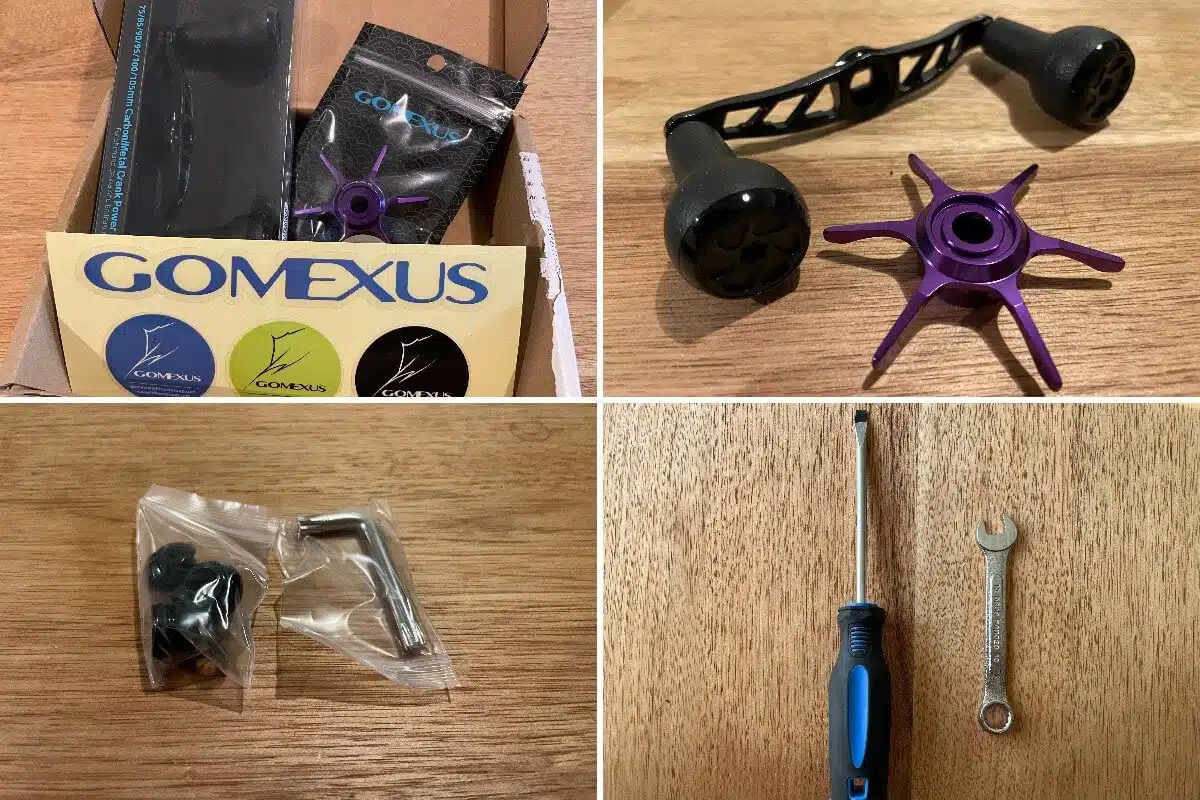 17タトゥーラ SV TWで初めてのハンドルカスタム! 2 ゴメクサスカスタムハンドルの部品と準備するもの