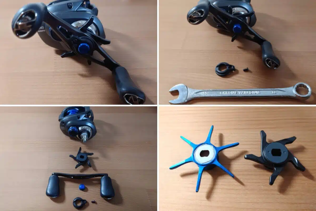 20 SLX DCのハンドルノブとスタードラグをカスタム!格段に向上した使用感をインプレ! 4 20SLXDCにゴメクサススタードラグの装着手順図