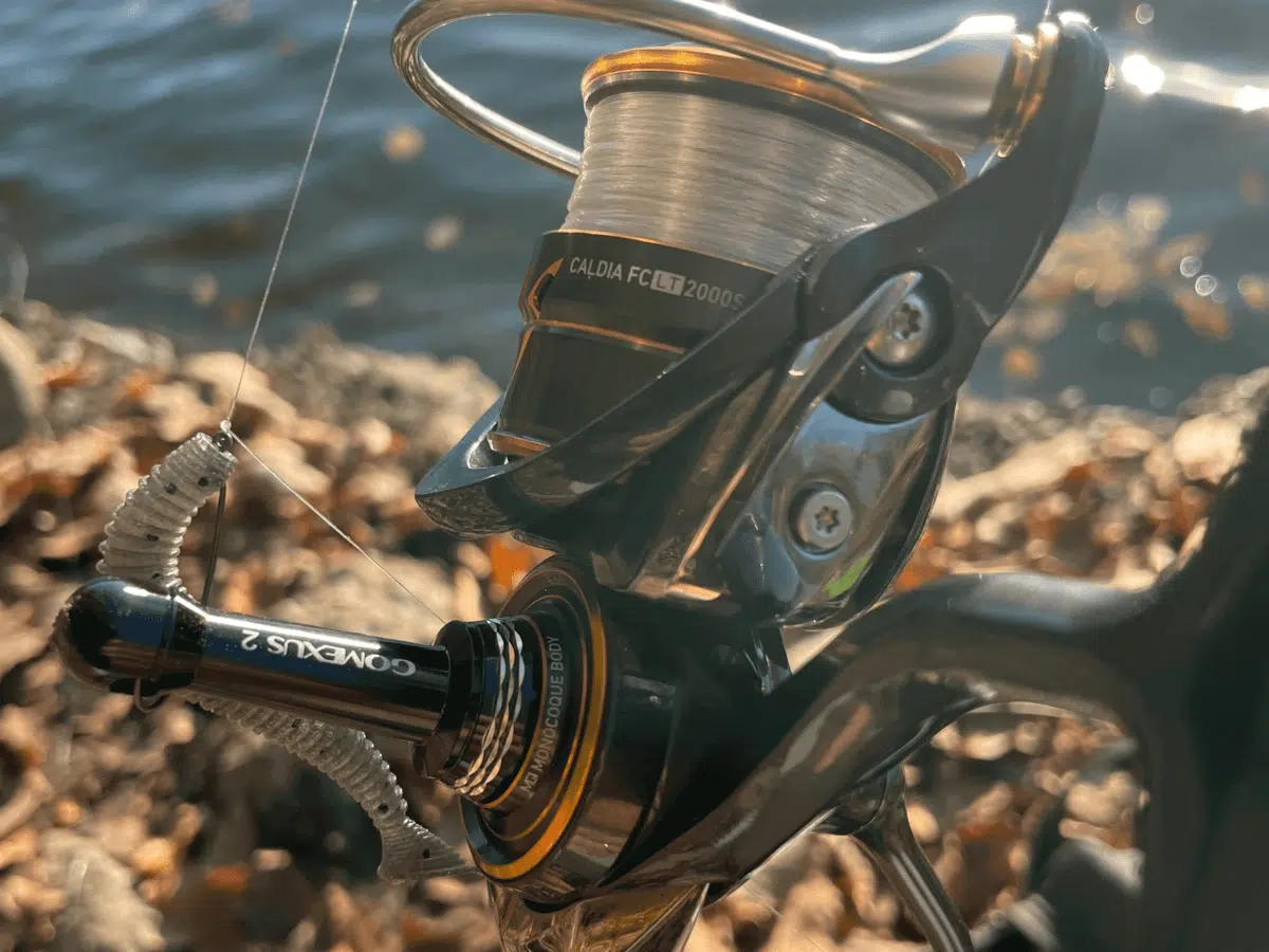 ゴメクサスのリールスタンドR2の実釣図