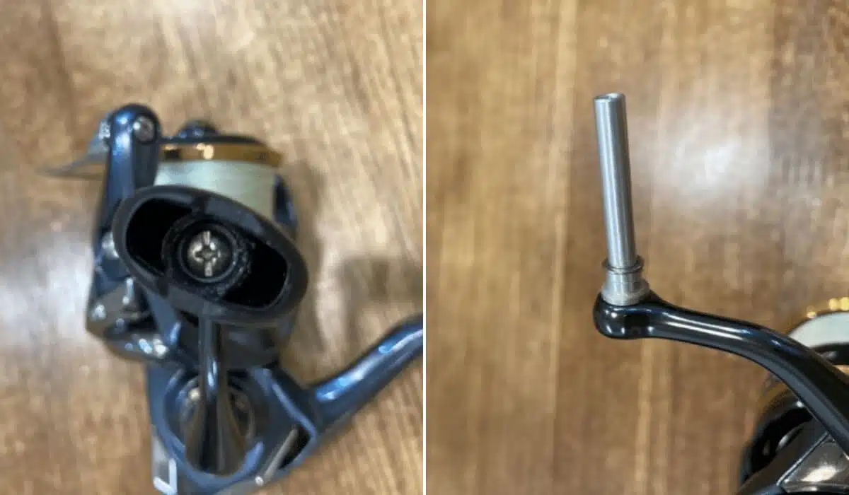 21アルテグラC2000Sにゴメクサスハンドルノブとリールスタンドを取り付け快適仕様に改造してみた! 2 ゴメクサスハンドルノブの装着方法