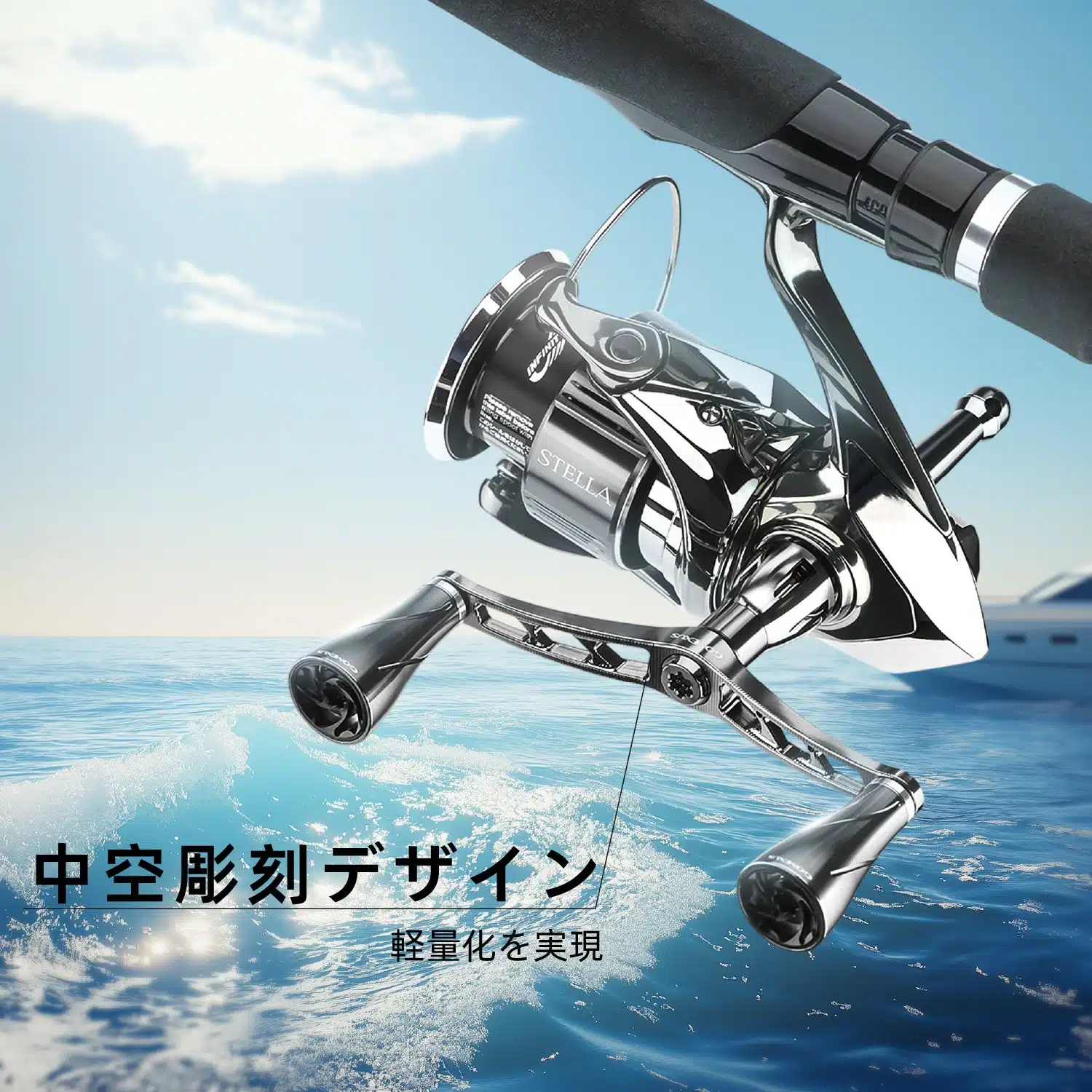 CY-A20P スペースグレーカラー 超々ジュラルミン製ハンドル アップデートアルミ製ノブ付き 82 98mm 2 4MYS98 A20P