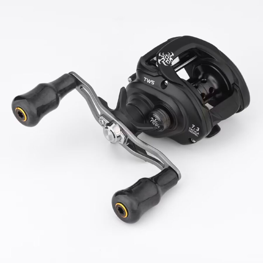 FUGICON レザー　ハンドル旋回ノブ 黒 F24 鍛造カーボン製ハンドルノブ 24mm