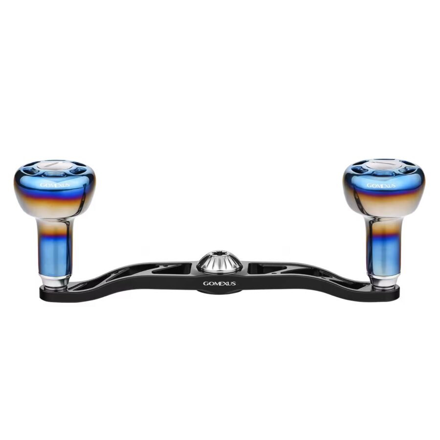 GOMEXUS GALAXY Titanium 120mm ハンドル 超々ジュラルミン製ベイトハンドル 120mm チタンノブ