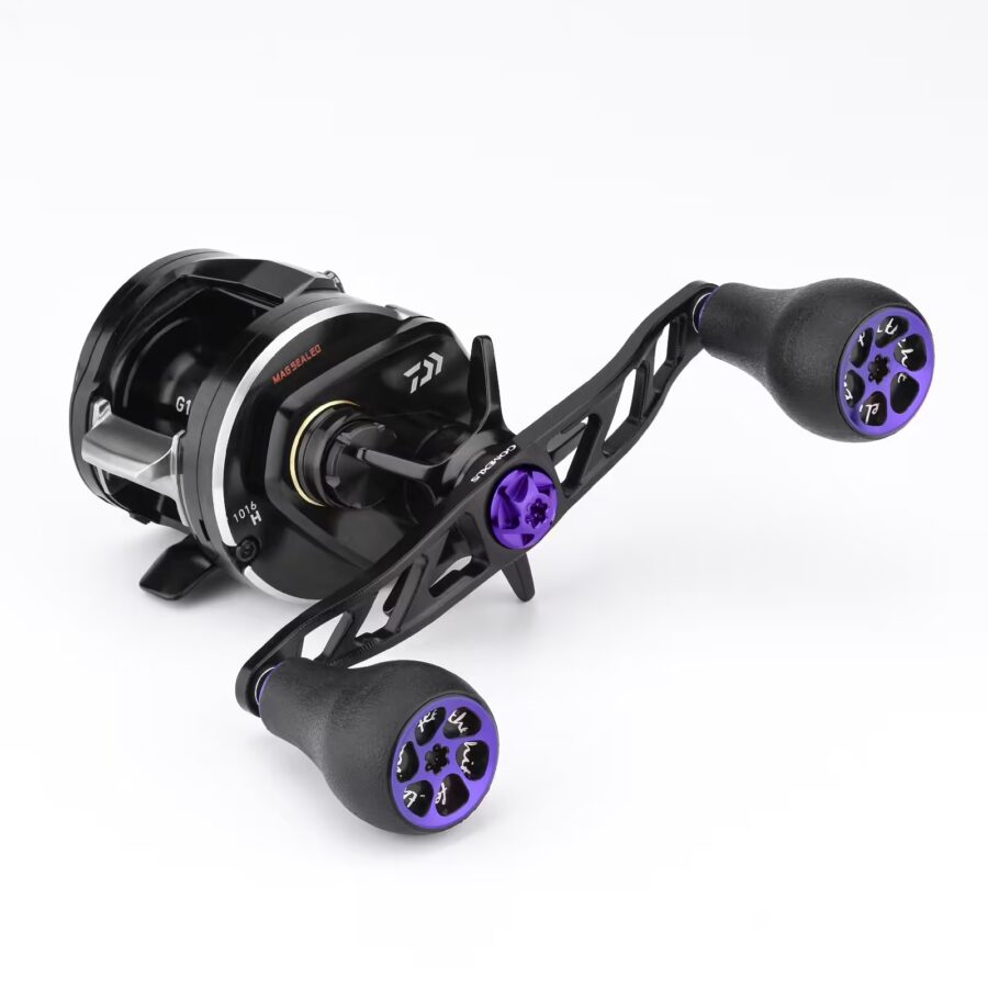 超々ジュラルミン製ハンドル TPE製ノブ 120mm