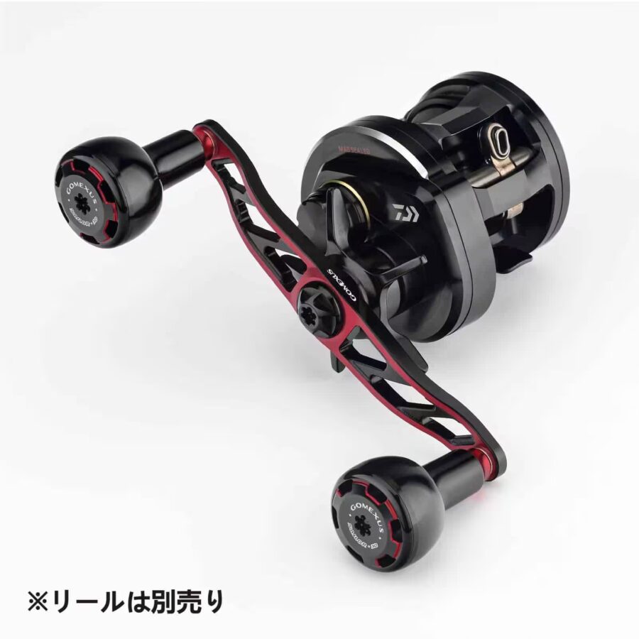 超々ジュラルミン製ハンドル アルミ製ノブ 120mm
