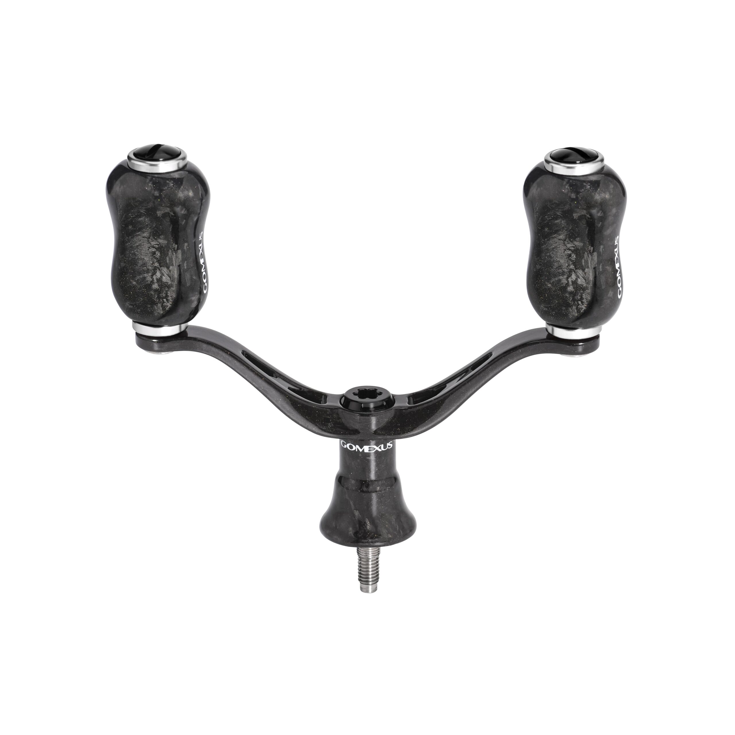 ゴメクサス　鍛造カーボンダブルハンドル　ダイワ　FY-F22 FY-F22 鍛造カーボンダブルハンドル 82 98mm 鍛造ノブ付き