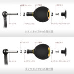 E38　ハンドルノブ　TypeA/TypeS　EVA製　38mm - 画像 (4)
