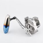 LM95/115 アルミ製パワーハンドル アルミ製/チタン製ノブ付き 95mm 115mm - 画像 (2)