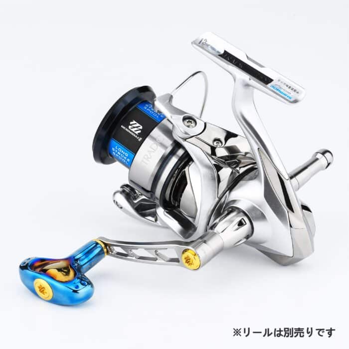 CJ-T42　超々ジュラルミン製ハンドル　チタン製ノブ付き　50mm - 画像 (3)