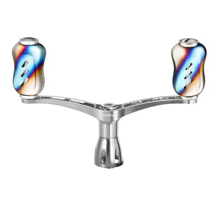 CY-T22 超々ジュラルミン製ハンドル チタンノブ付き 98mm