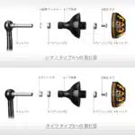 Aknob　ハンドルノブ　TypeA/TypeS　アルミ製　35 38 41mm - 画像 (27)