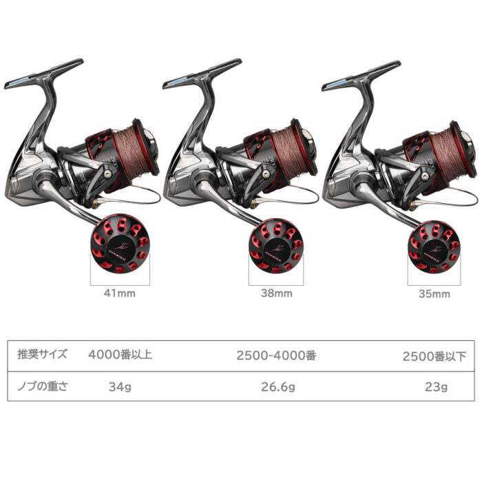 Aknob　ハンドルノブ　TypeA/TypeS　アルミ製　35 38 41mm - 画像 (25)