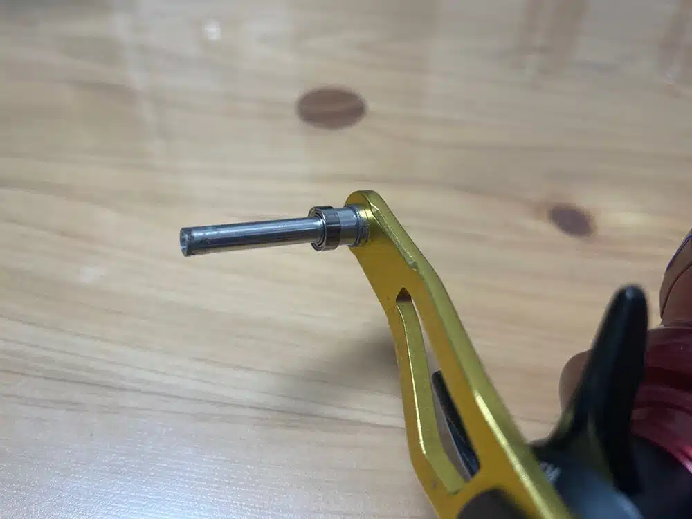 18スパルタンMX ICにゴメクサスのノブを取り付けてみた!インプレを紹介! 9 18スパルタンMX IC二軸にベアリングを取付