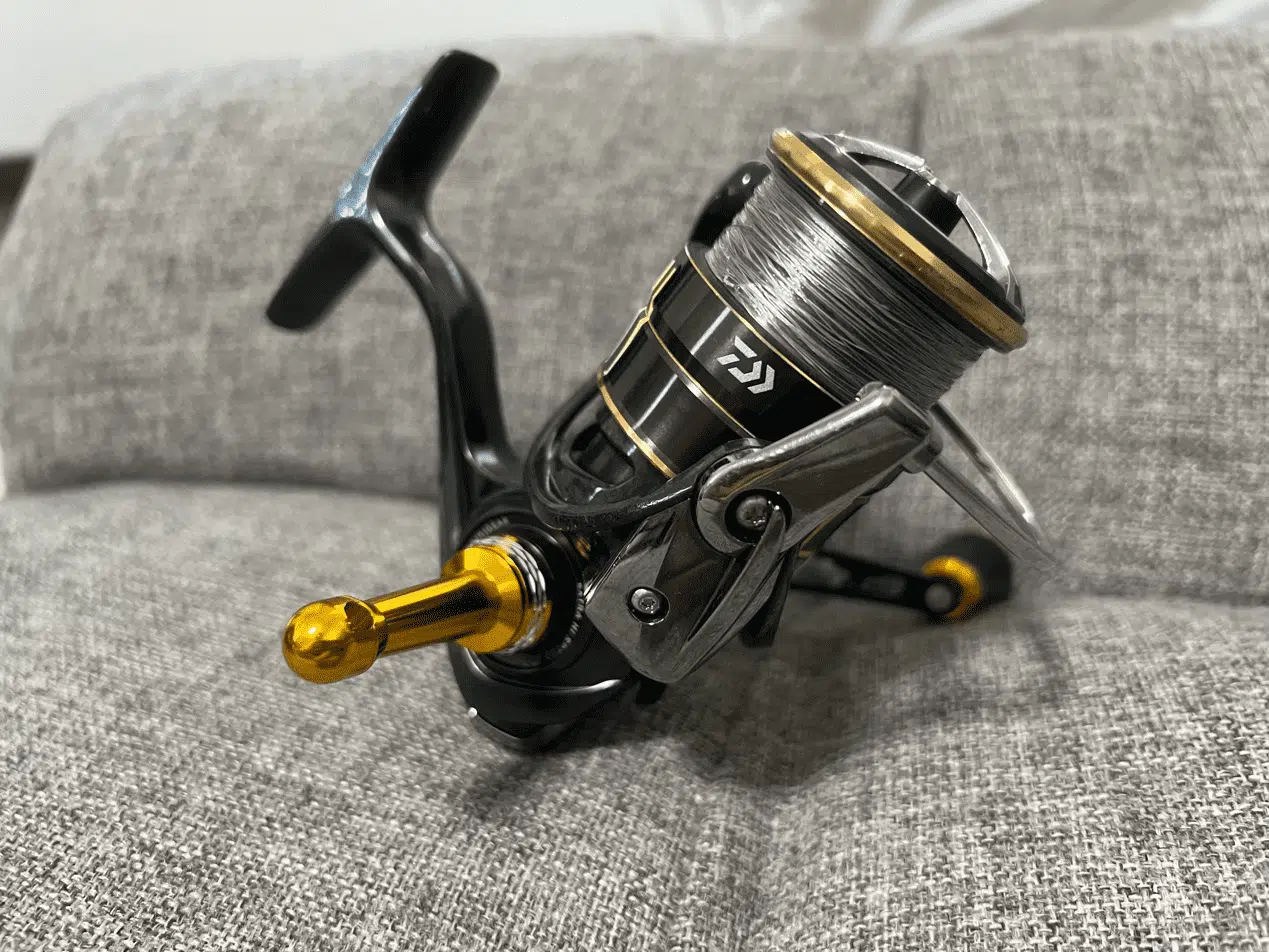 ゴメクサスのリールスタンド取付図