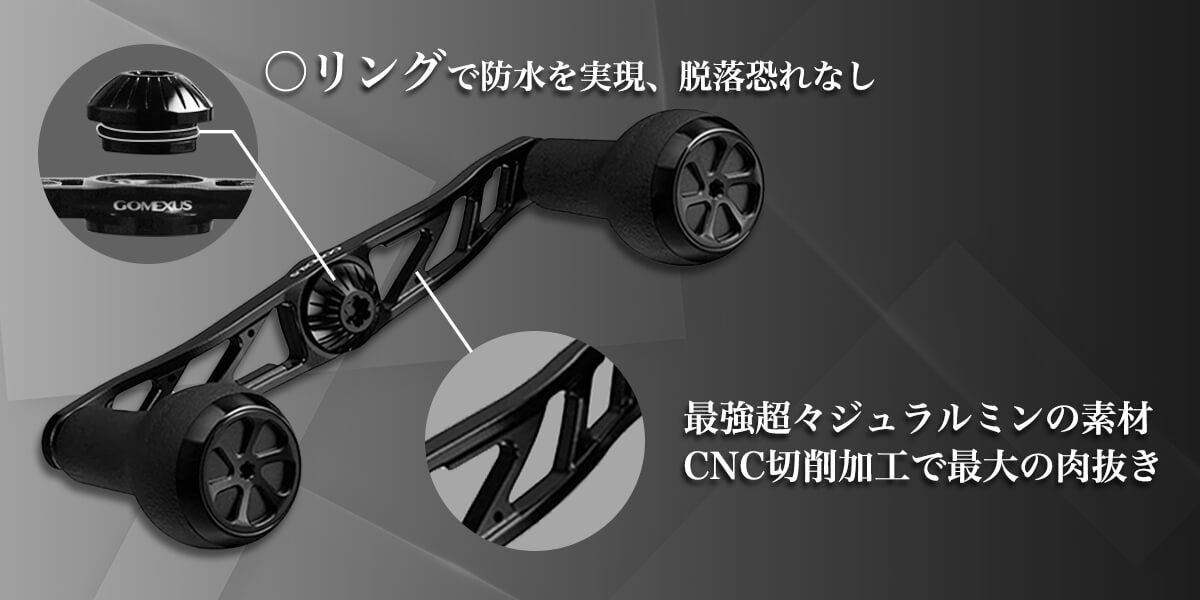 ゴメクサス ダブルハンドル　ベイト