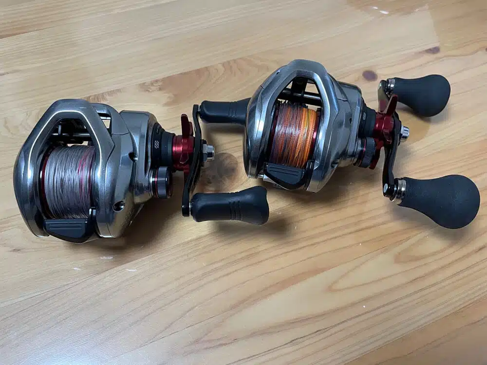 21スコーピオンMDにゴメクサスのダブルハンドルを取り付けてみた! 3 21スコーピオン MDの様子