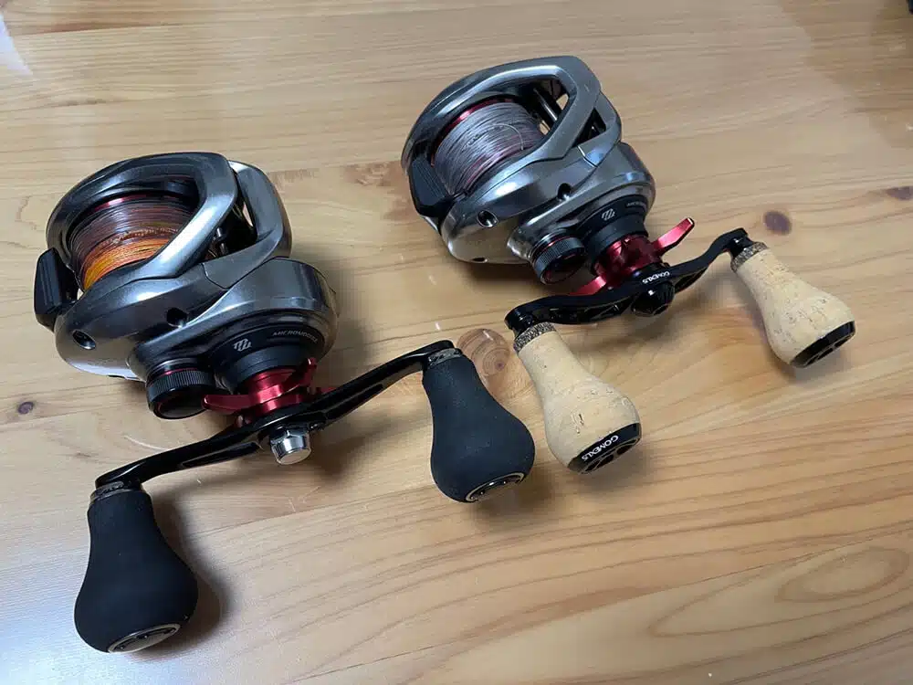 21スコーピオンMDにゴメクサスのダブルハンドルを取り付けてみた! 11 21スコーピオン MDにハンドルカスタム ゴメクサス