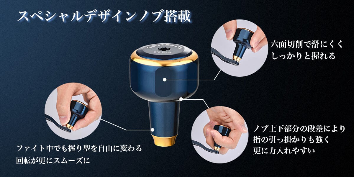 ゴメクサス　ソルテイガIC　ダブルハンドル” width=