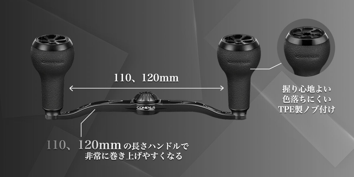 ゴメクサス ダブルハンドル　ベイト