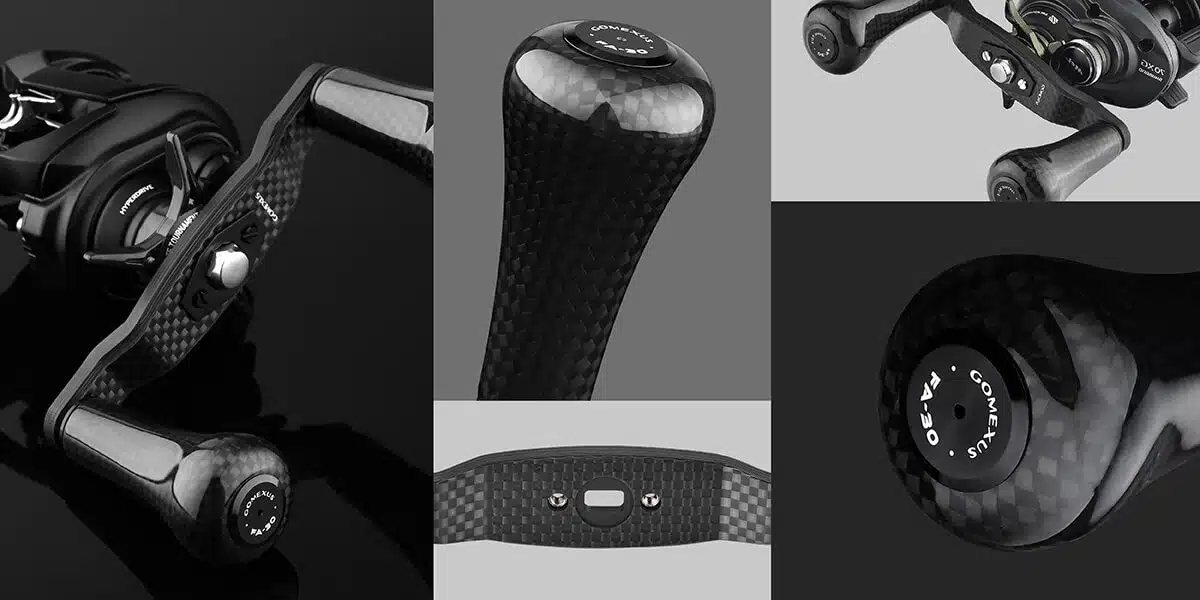 FH-FA30 カーボン製ハンドル カーボン製ノブ 98mm 4 ゴメクサス FH-F30