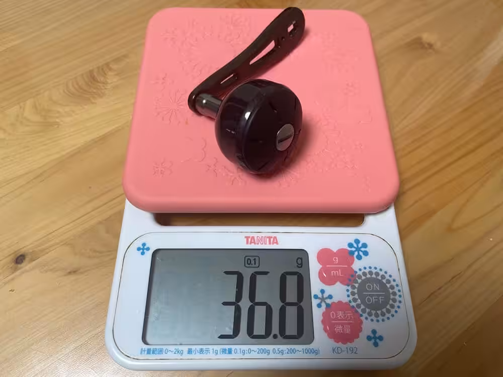 19プレイズ600　純正のハンドルの重量