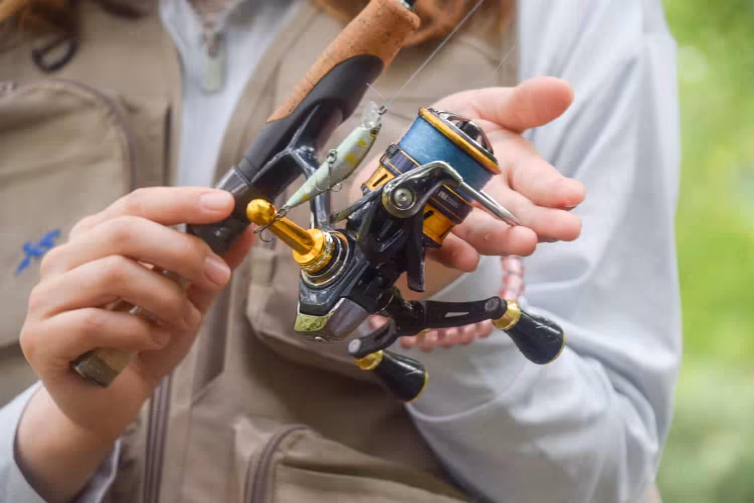 ゴメクサス 共回り式リール　カスタム