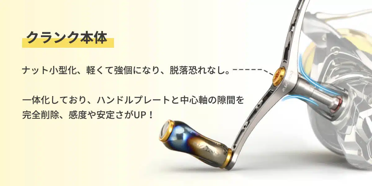 CY 超々ジュラルミン製 ハンドル単品 110mm 2 ゴメクサス ハンドル MDY