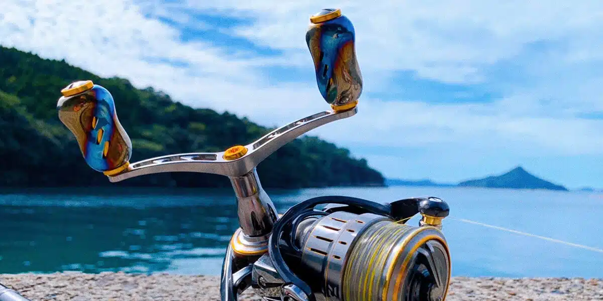 ゴメクサス　ソリッド スピニングリールハンドル　ダブルハンドル