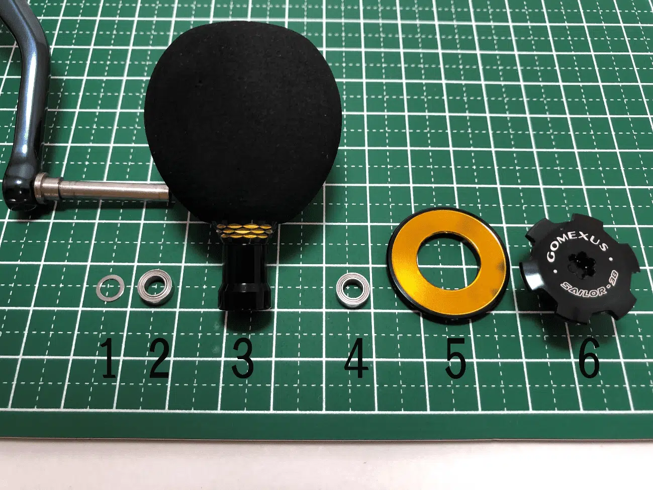 19スフェロスSWハンドルノブ取付