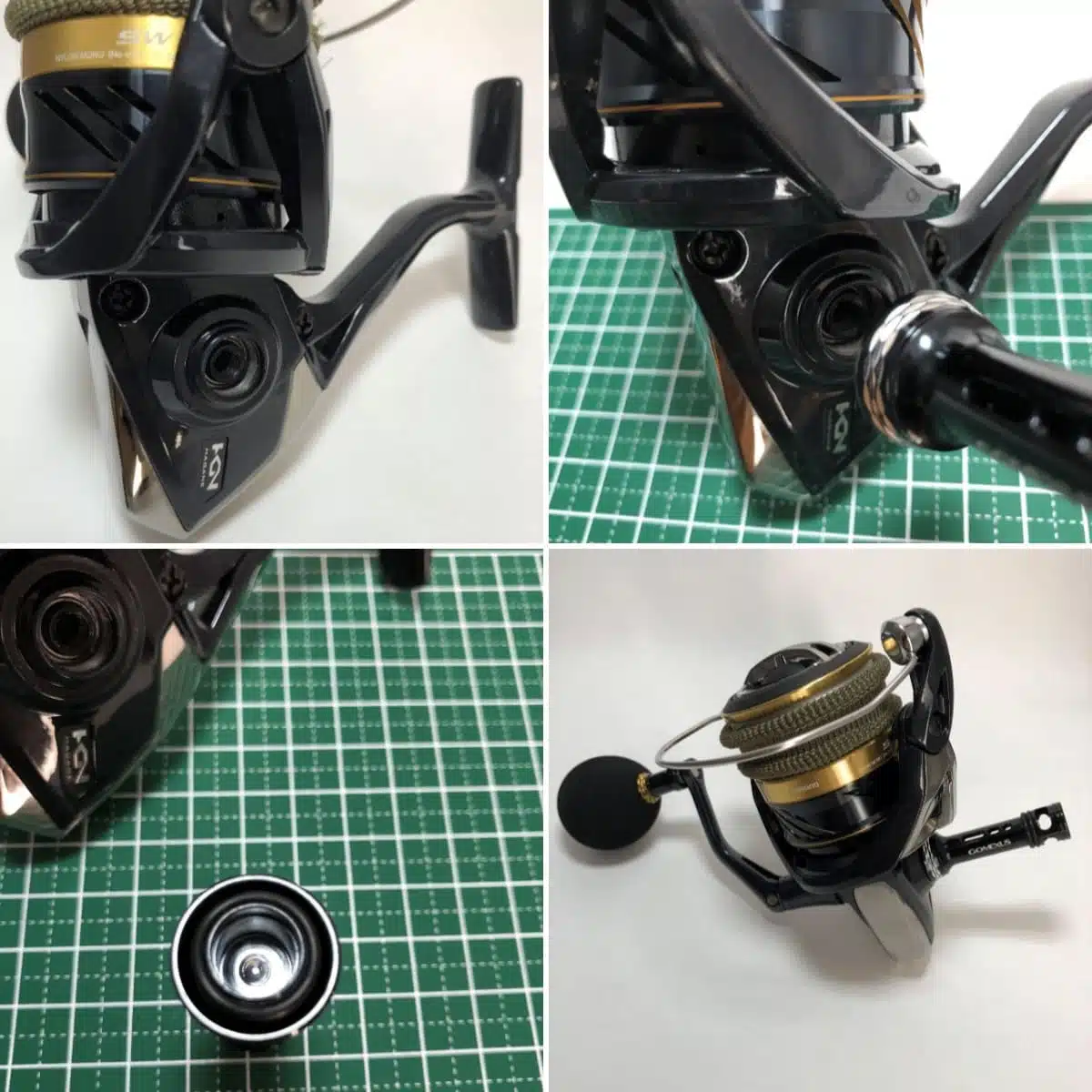 19スフェロスSWにリールスタンドの装着手順