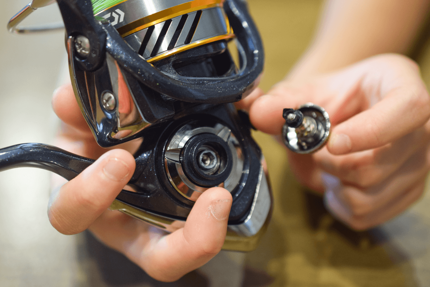 ゴメクサス スピニングリール メンテナンス
