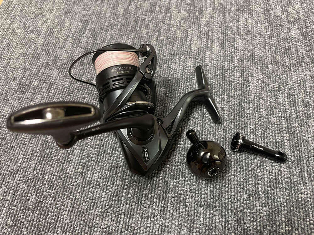 エクスセンスCI4+のノブを外す