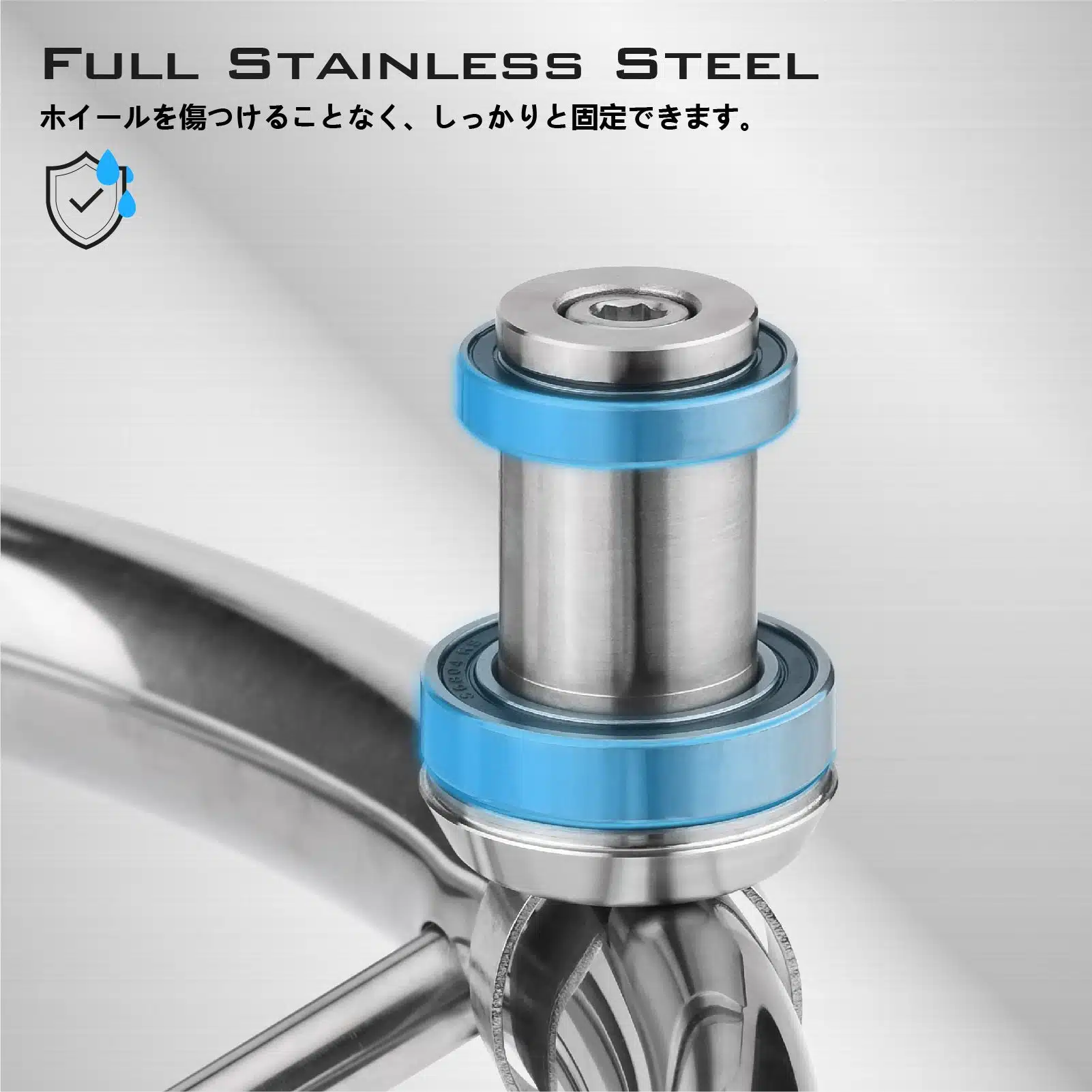 ゴメクサス SS45 ステアリングホイールノブ 全ステンレス鋼製 45mm 4 03 c0eb5836 700e 4152 bfc3 bbc6ccbf4418