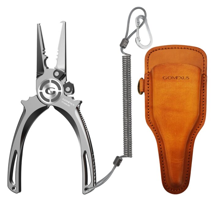 PLIER-X　全チタン製　プライヤー　ラインカッター リングオープナー搭載 - 画像 (4)