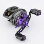 CH-T22　アルミ製ベイトリールハンドル　チタン製ノブ　90ｍｍ　バス・シーバス汎用 - 画像 (16)