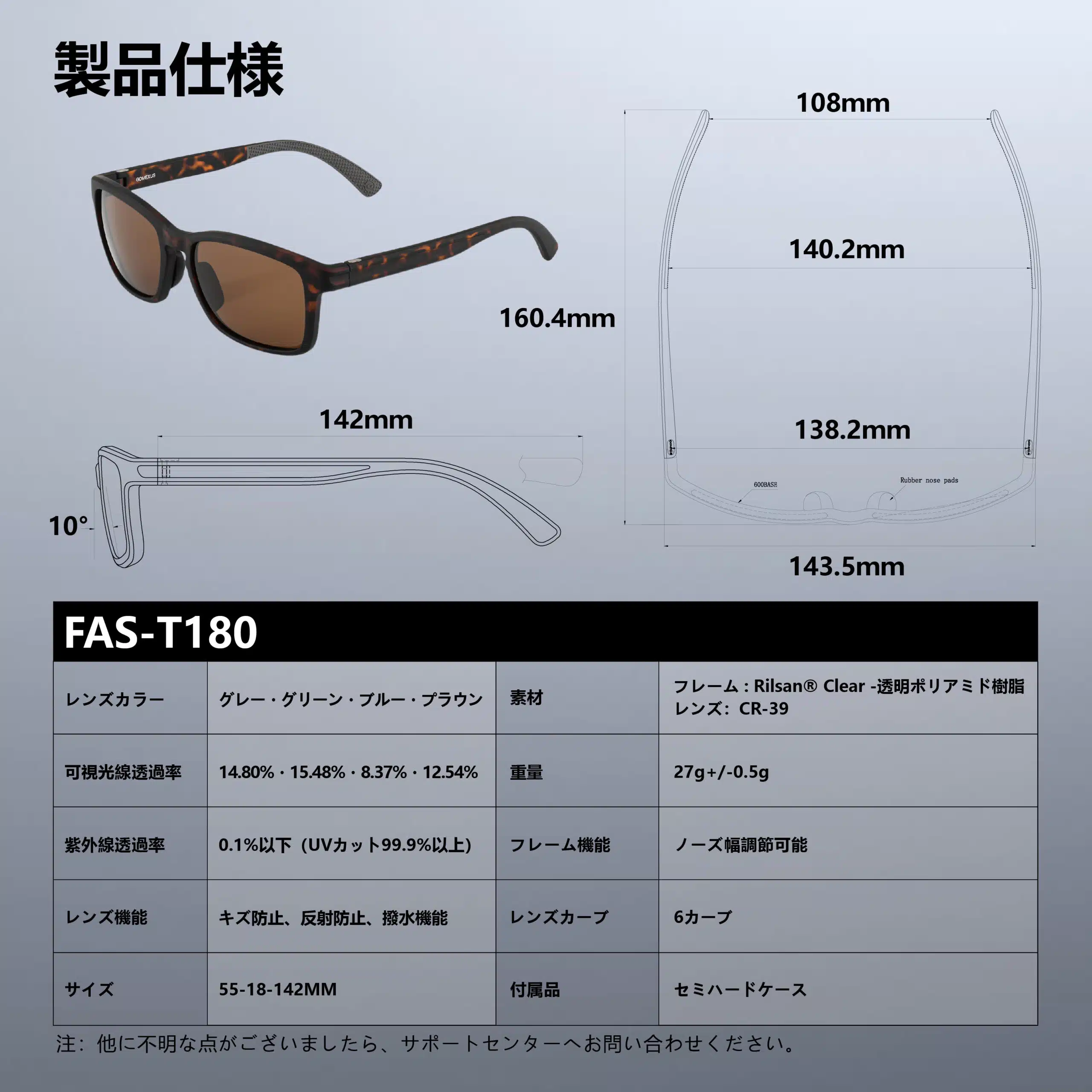 J15 偏光フィッシングサングラス CR-39光学レンズ 反射防止 撥水効果 曇り止め 専用ケース付き 1 20251218 130959 scaled