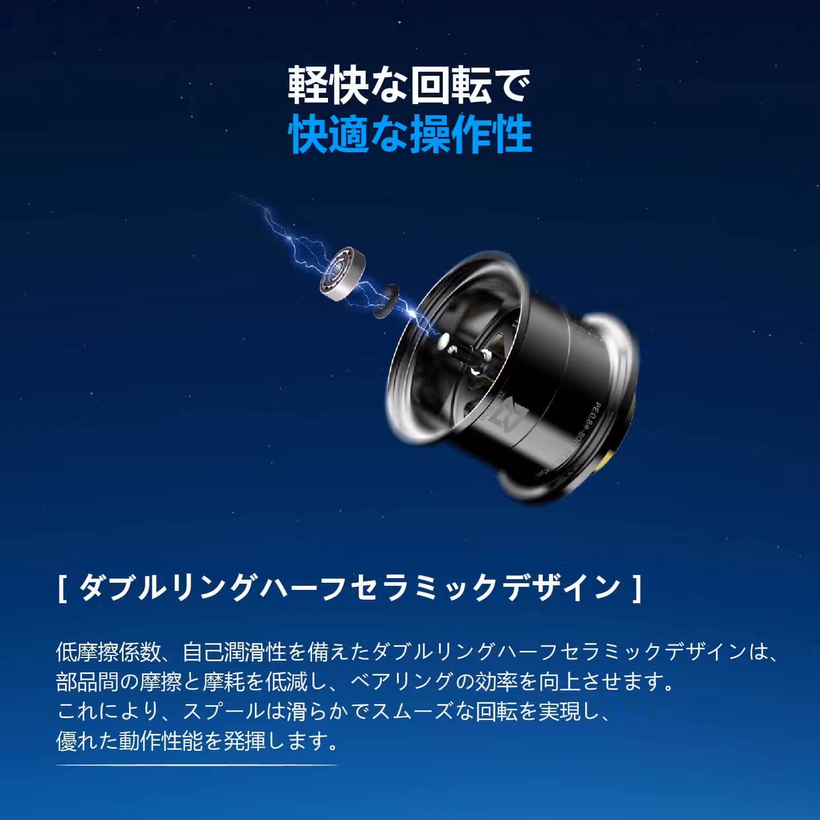 快適な操作性を実現。