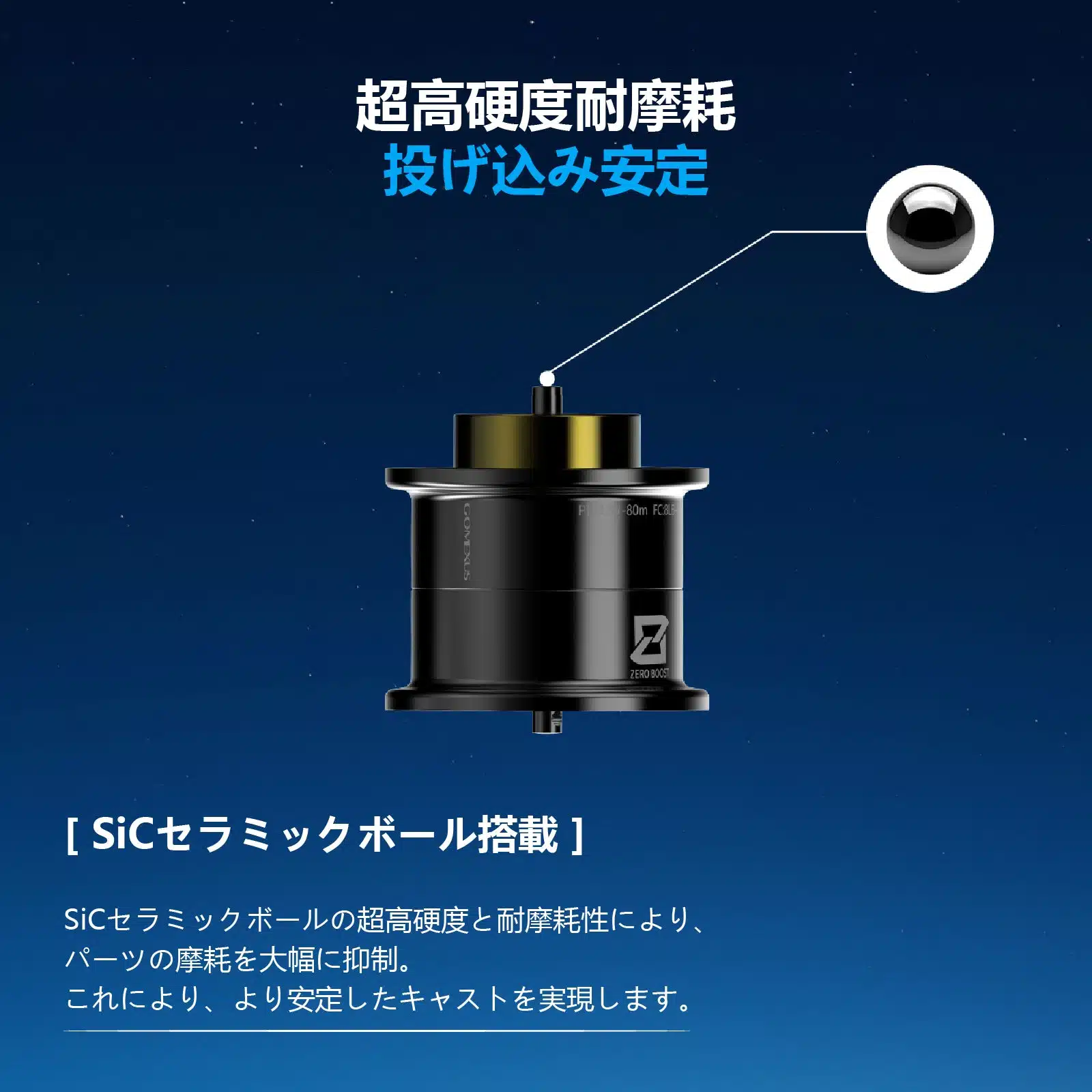 OZ100 超々ジュラルミン製スプール 24スティーズSV TW専用 可変ブレーキプレート 8LB 45m 1PE 100m 6 24STEEZ 06