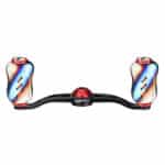 CH-T22　アルミ製ベイトリールハンドル　チタン製ノブ　90ｍｍ　バス・シーバス汎用 - 画像 (11)