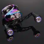 CH-A27-SP　紫外線で色が変わる　超々ジュラルミン製ハンドル　TPE製ノブ　120mm　船釣り パワーゲーム釣り - 画像 (5)