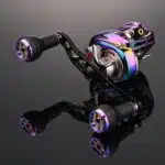 CH-A27-SP　紫外線で色が変わる　超々ジュラルミン製ハンドル　TPE製ノブ　120mm　船釣り パワーゲーム釣り - 画像 (4)