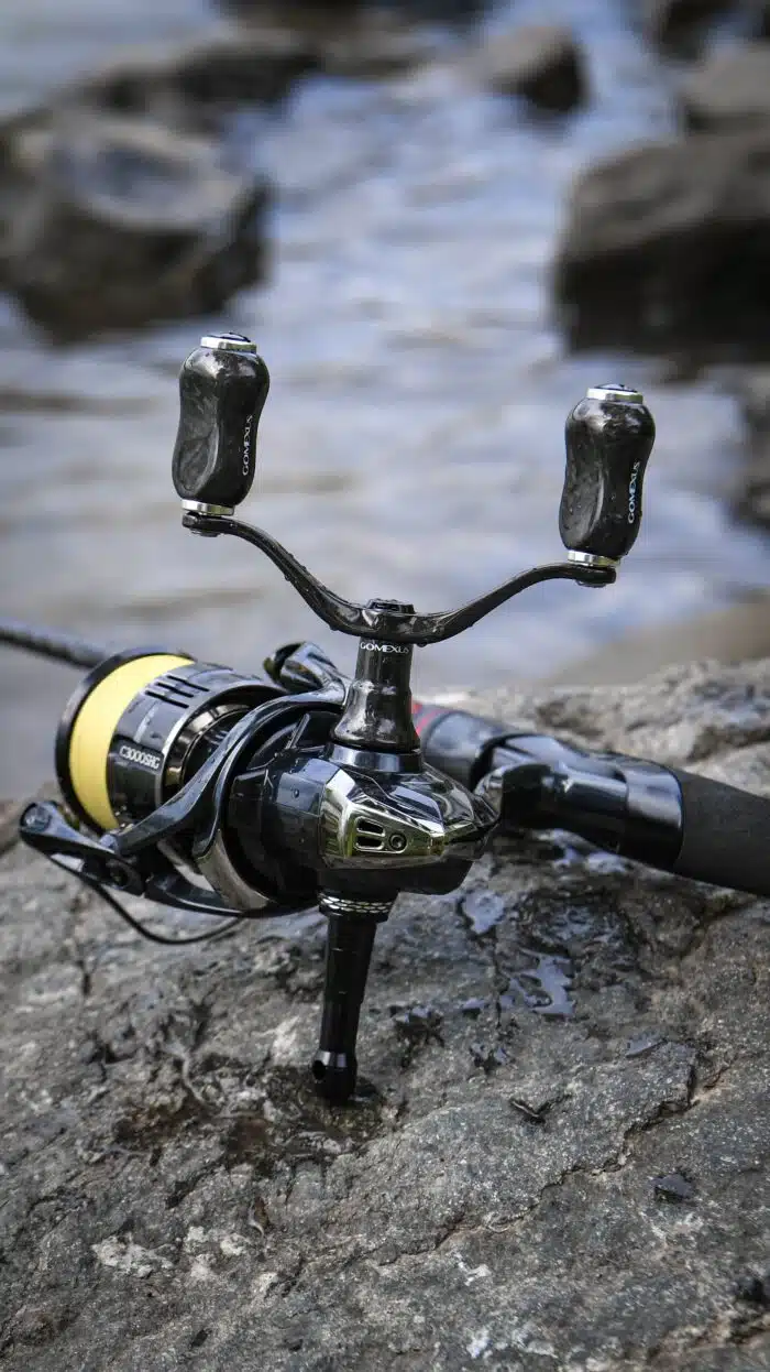 FY-F22 鍛造カーボンダブルハンドル 82 98mm 鍛造ノブ付き