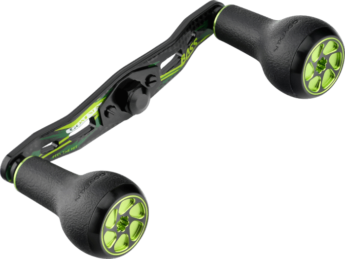 ゴメクサス FH-A27 リールハンドル 迷彩柄  カーボン製ハンドル 95mm - 画像 (2)