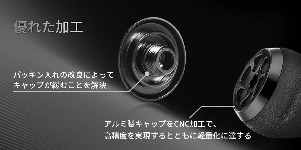 P27 タッチノブ Type A/Type S TPE製 27mm 4 ゴメクサス タッチノブ